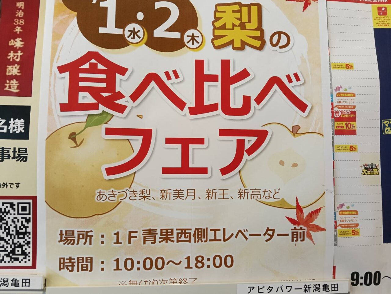 梨食べ比べ