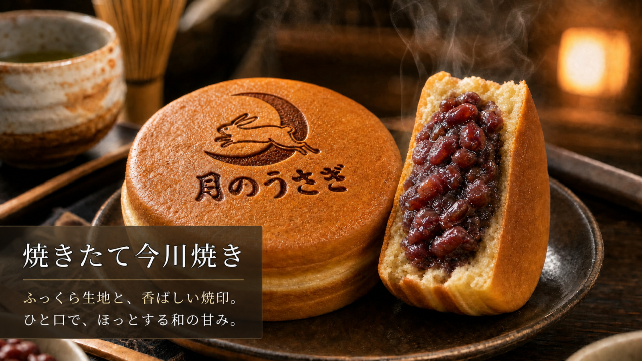 うさぎ焼き餅♪ 新潟市江南区】話題の今川焼き専門店「月のうさぎ」がイオンモール新潟